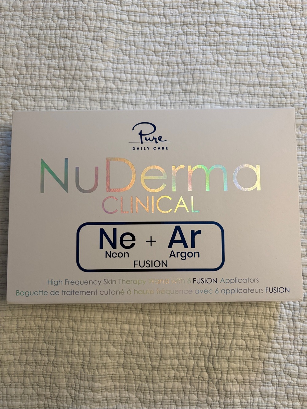 Pure Daily Care NuDerma Clinical High-Frequency Skin Therapy - White